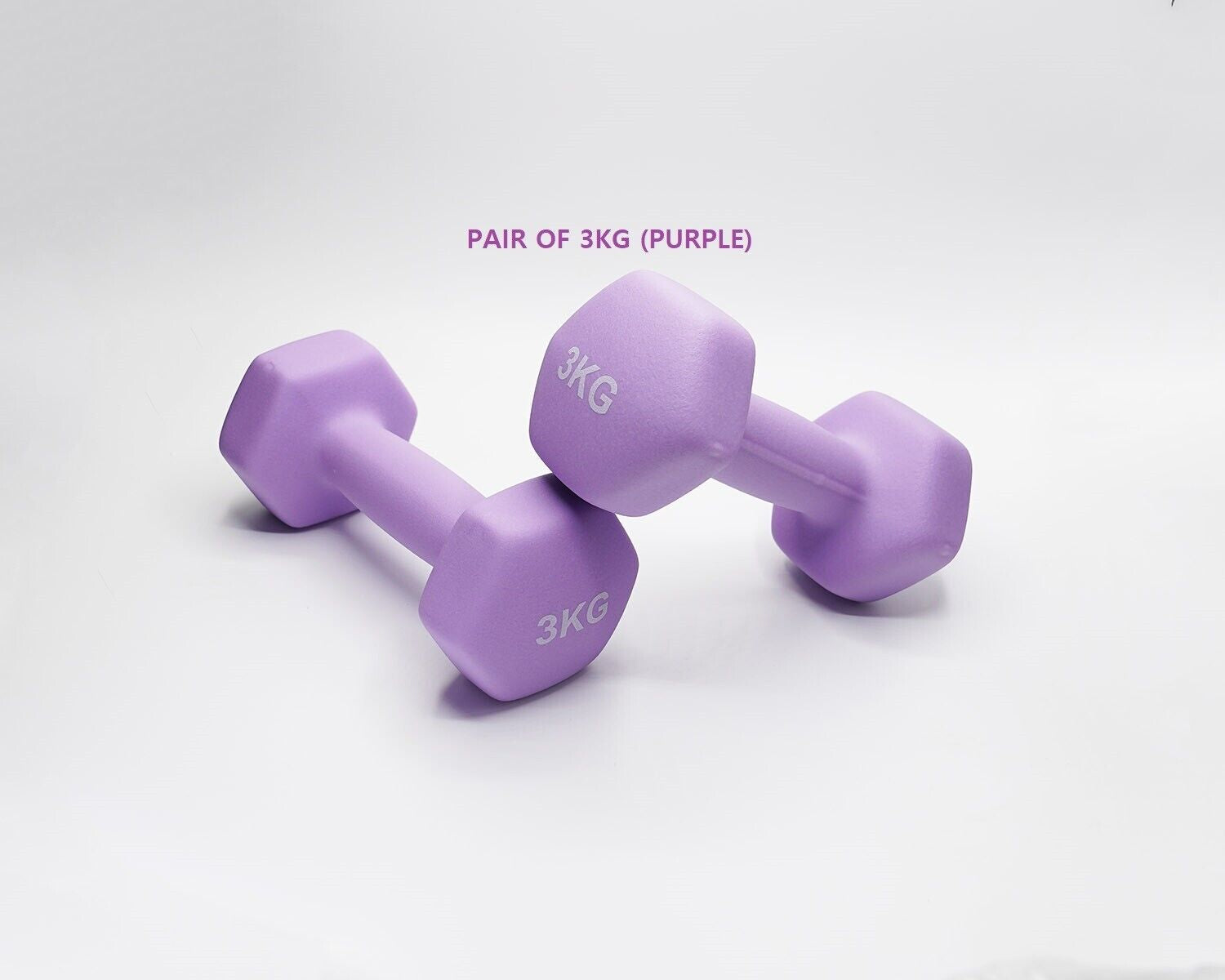 Neoprene Dumbbell Pair Home Weights Gym Fitness Sports