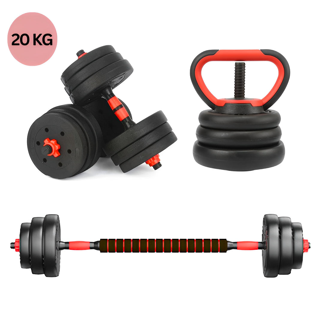 20/30/40Kg Dumbbell Barbell Weight Set Pair of Hand Weights Gym Fitness Workout