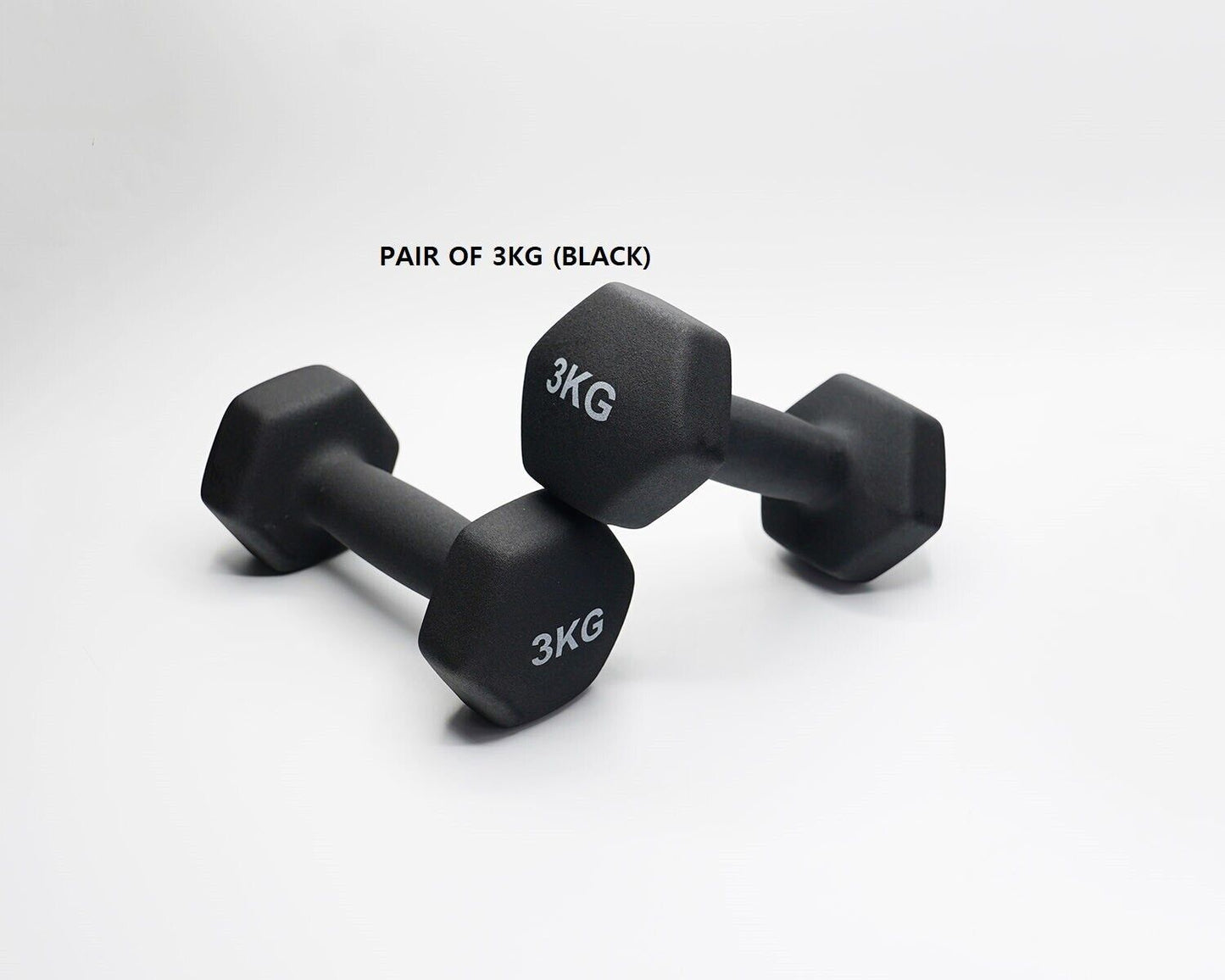 Neoprene Dumbbell Pair Home Weights Gym Fitness Sports