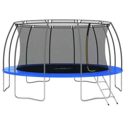 Round 488Cm Trampoline Set for Adults & Kids - 150Kg Weight Capacity, Safe Play Equipment