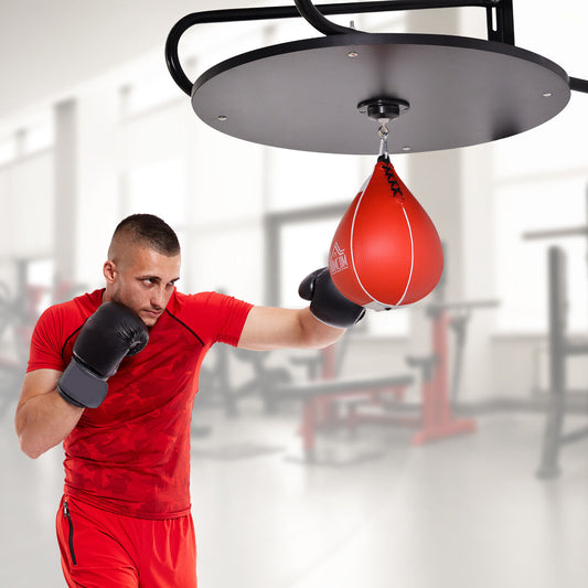 Wall-Mounted Speedball Boxing Platform Set Rack Punching for Men and Women