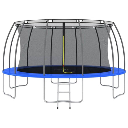 Round 488Cm Trampoline Set for Adults & Kids - 150Kg Weight Capacity, Safe Play Equipment