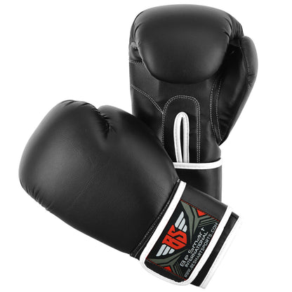 Maya Leather Boxing Gloves Muay Thai Punch Bag Sparring MMA Training Kickboxing