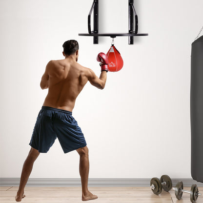 Wall-Mounted Speedball Boxing Platform Set Rack Punching for Men and Women