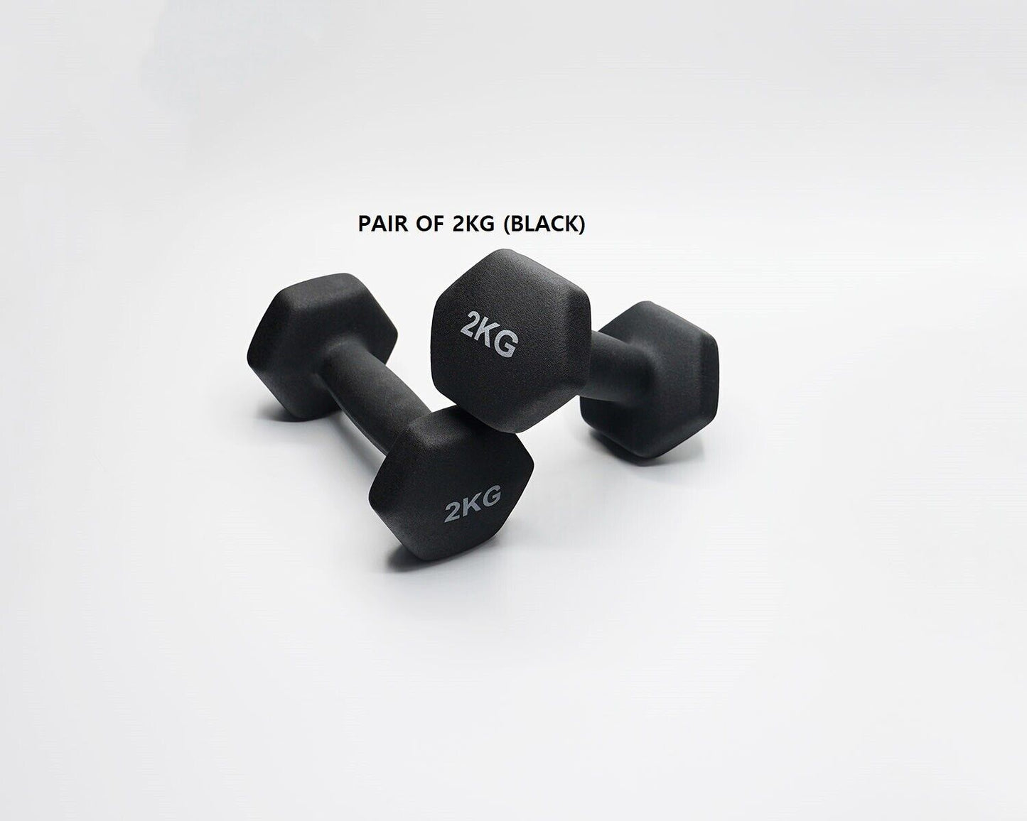 Neoprene Dumbbell Pair Home Weights Gym Fitness Sports