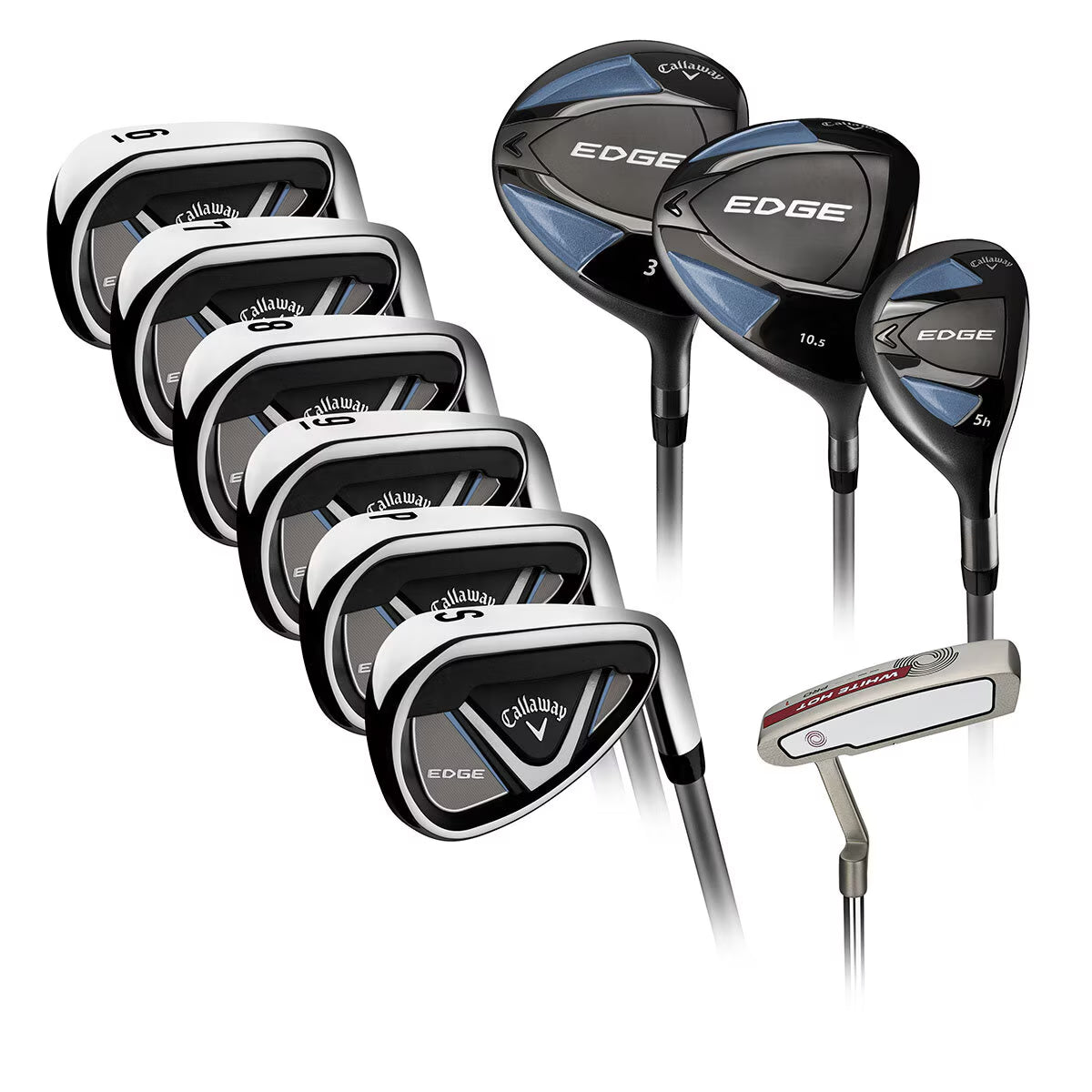 Edge 10-Piece Graphite Golf Set - Right Handed