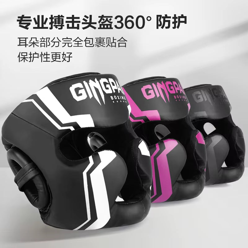 Kick Boxing Helmet Karate Muay Thai Guantes De Boxeo Free Fight Headgear MMA Head Guard Sanda Training Adults Kids Equipment