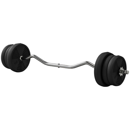 25Kg Adjustable Barbell Weights Set for Home Gym Strength Training